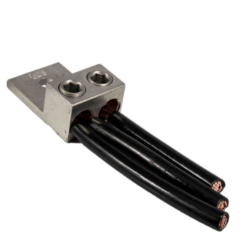 2S250, 250 kcmil (4/0 AWG) double wire lug, 250 kcmil - 6AWG, 3 OR 4 WIRE LUG